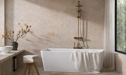 A touch of class and luxury with a freestanding bath